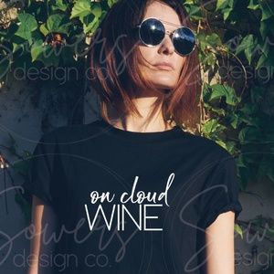 on cloud WINE T-Shirt